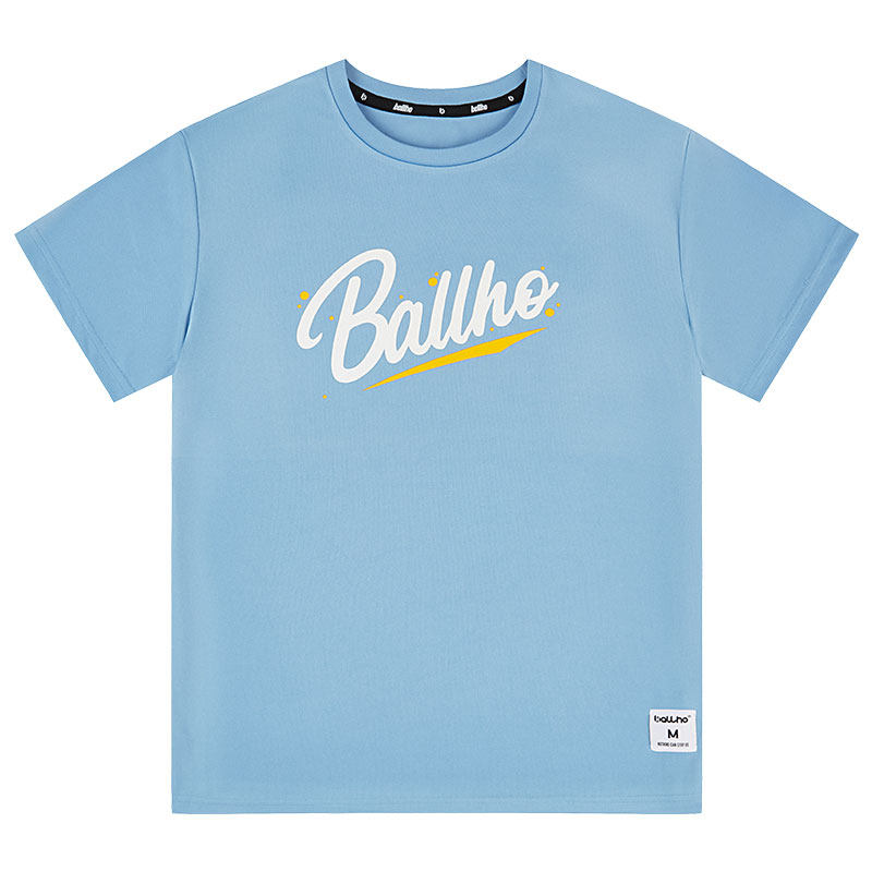 BALLHO夏季运动T恤男篮球短袖速干衣透气排汗训练美式半袖投篮服