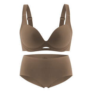 大胸显小胸内衣全罩杯薄款胸罩调整型收副乳防外扩无钢圈无痕文胸