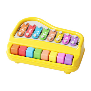 宝丽儿童八音手敲琴婴儿玩具1周岁一宝宝早教益智6个月以上小月龄