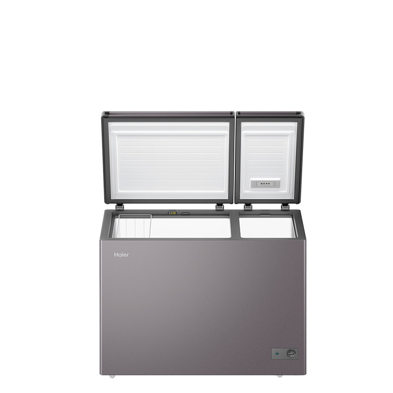 海尔新款291升冰柜家用小型冷卧式冷柜