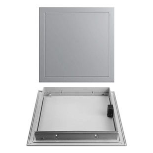 黑色按开式铝合金墙体管道检修口孔外开式墙面门盖板井检查门灰色