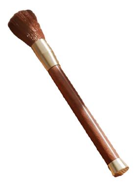 铜木结合佛像清理工具家用佛尘扫