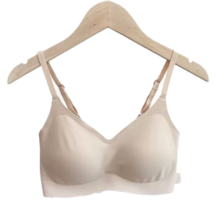 日本原单928安心防下垂薄款内衣女士无钢圈吊带抹胸式胸罩女文胸