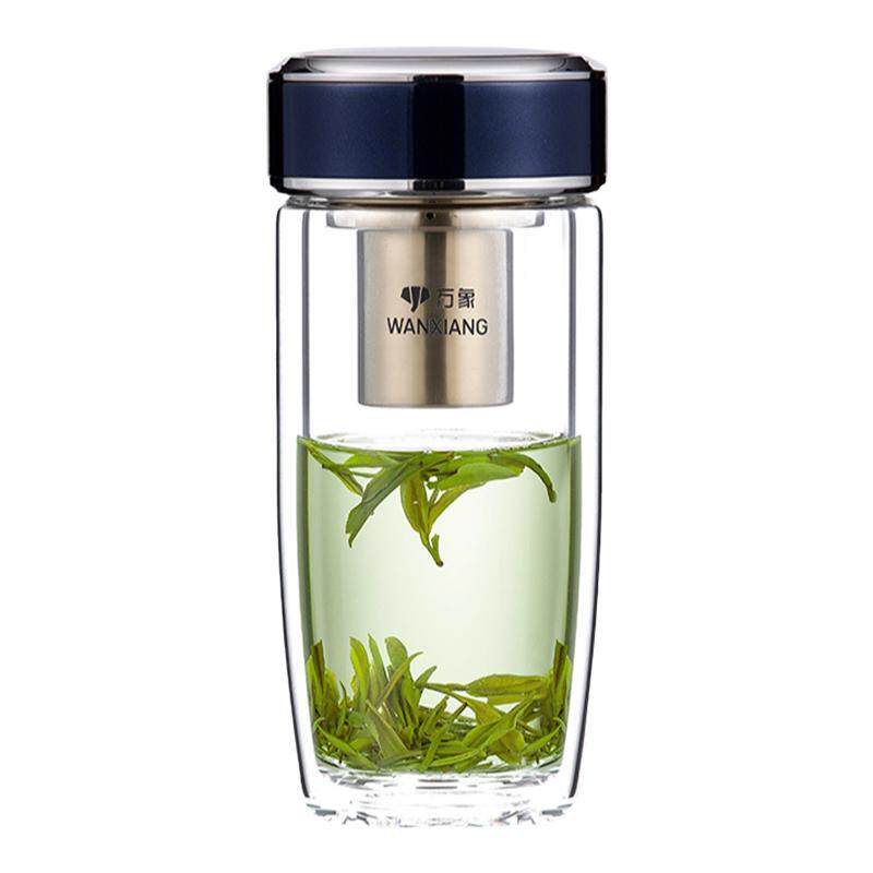 万象抗菌抑菌隔热防烫玻璃杯