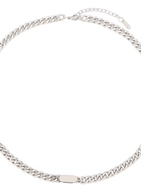 钛钢古巴项链男女潮小众潮流不掉色嘻哈百搭简约时尚高级感配饰