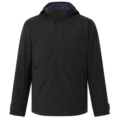 利郎官方防风拒水保暖连帽羽绒服