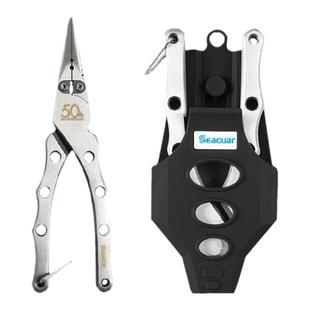 SEAGUAR西格50周年纪念款路亚钳多功不锈钢PE线剪开环取钩路亚钳