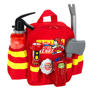幼儿童职业扮演玩具Klein消防背包套装仿真消防员警察医生工程师