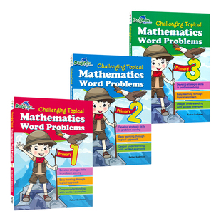Dolphin Challenging Topical Mathematics Word Problems Primary 1-3 新加坡数学 挑战性数学应用题 1-3年级 英文原版进口图书