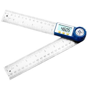 苏测数显角度尺高精度不锈钢角尺工业级量角器万能多功能木工神器