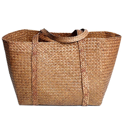 草编手提篮文艺范收纳篮