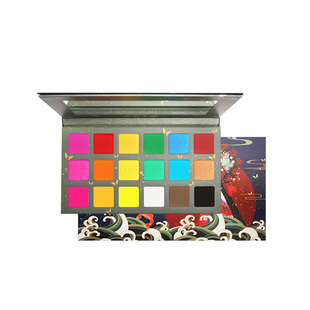 艺彩文墨舞台妆眼影盘珠光哑光彩色表演套装不晕染防水防汗眼影