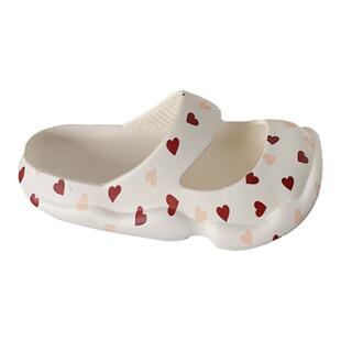 细细条 少女心玛丽珍半拖鞋女夏外穿可爱软妹ins学生踩屎感沙滩鞋