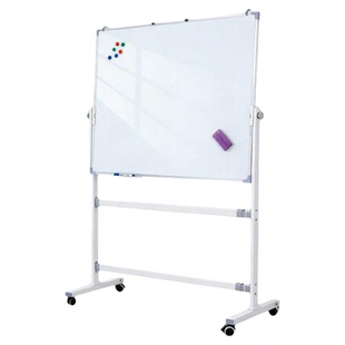 德国品质白板可移动黑板家用教学可擦写字板支架式磁力展示板移动白板支架带轮立式双面儿童画板书写板讲题板