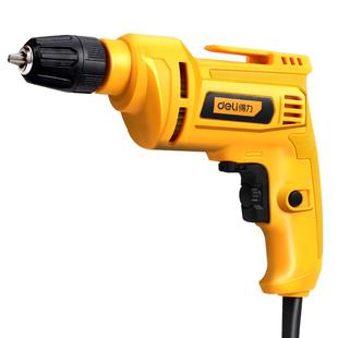 得力电钻手电钻手枪钻电动螺丝刀电动工具电转冲击钻家用手钻打孔