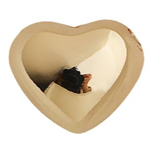 14K包金保色立体水滴爱心吊坠逗号隔珠耳饰配件diy手工项链挂件