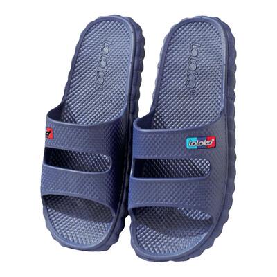 路路佳情侣PVC一字拖耐穿拖鞋