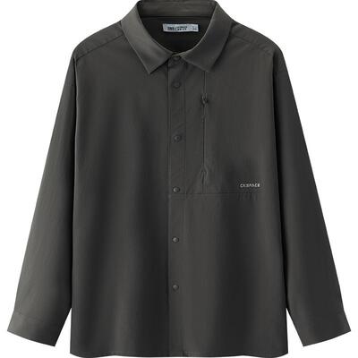 森马机能衬衣凉感速干长袖衬衫男