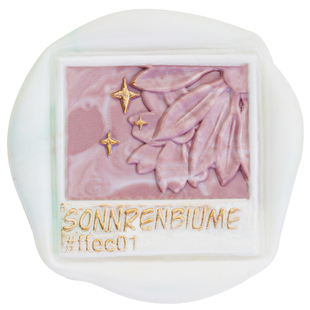 【羽墨文原创】火漆印章头浮雕长方形繁花系列密封蜡装饰信封火印