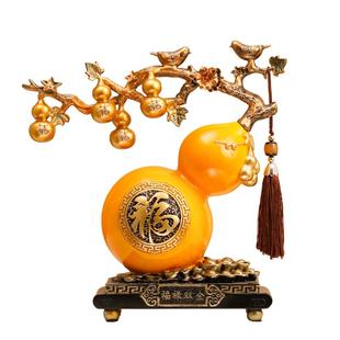 招财镇宅葫芦摆件客厅旺宅玄关电视柜酒柜轻奢高档金鹿装饰工艺品