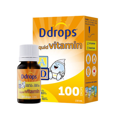 Ddrops加拿大进口维生素AD2.8ml