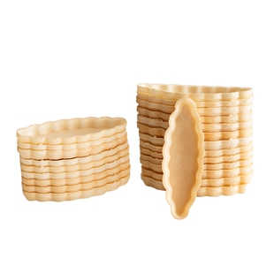 青外糯米船饼壳焦糖杏仁坚果黄北海道防风林烘焙小叶酥脆材料点心