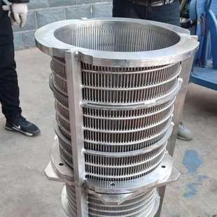 奶牛场粪便处理筛筒固液分离机筛筒304楔形网筛筒条缝筛网压滤机