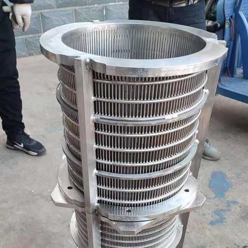 奶牛场粪便处理筛筒固液分离机筛筒304楔形网筛筒条缝筛网压滤机