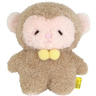 日本sunlemon袖珍猕猴毛绒玩偶儿童正品可爱玩具安抚娃娃女生礼物