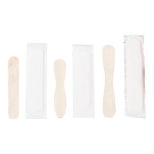 一次性冰淇淋勺7.5/9.4cm独立包装雪糕木制小木勺冰淇凌冰棒勺子