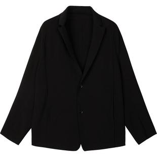 速写outlets奥莱男装早春折扣新款毛衫针织开襟西装领简约休闲潮