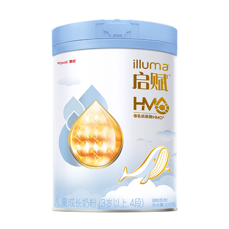惠氏启赋蓝钻4段810g*1罐奶粉