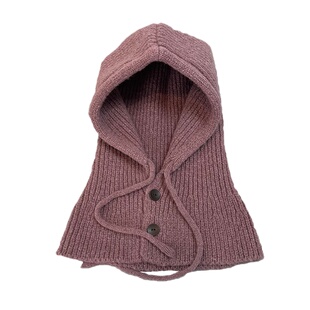 韩国围脖一体毛线帽子女冬百搭保暖脖套巴拉克拉法帽护耳针织冷帽