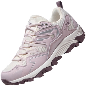 骆驼昆仑山登山鞋2025冬季新款女鞋防滑网面透气户外徒步鞋运动鞋