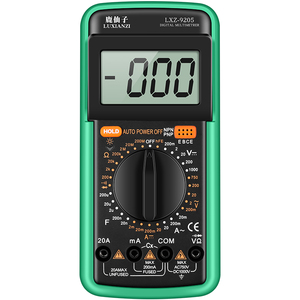 鹿仙子数字万用表电工高精度电压表数显智能万能表小型表笔带蜂鸣