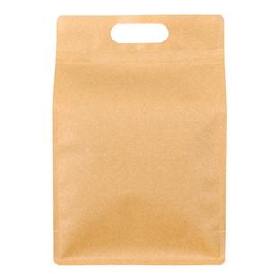 茶叶包装袋牛皮纸加厚一斤装红茶密封袋半斤绿茶散茶自封袋封口袋