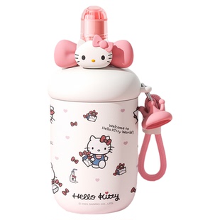 ONEDAY保温杯女生朋友高颜值新款HelloKitty便携水杯闺蜜生日礼物