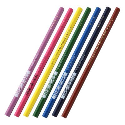 uni三菱红蓝单支油性彩色铅笔