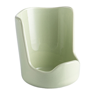 奶油风陶瓷家用厨房锅铲汤勺锅盖置物架台面多功能厨具收纳架