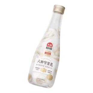 大窑宜养说栀香茉莉奶茶304ml*4瓶六种坚果乳玻璃瓶装