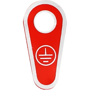 不锈钢接地铝牌铭牌金属接零标识牌铝接地线标识标牌孔径4/5/6/8