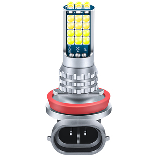 适用江铃福顺雾灯22-25款超亮LED黄金光爆闪前雾灯灯泡配件改装