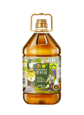中粮初萃低芥酸浓香菜籽油5升