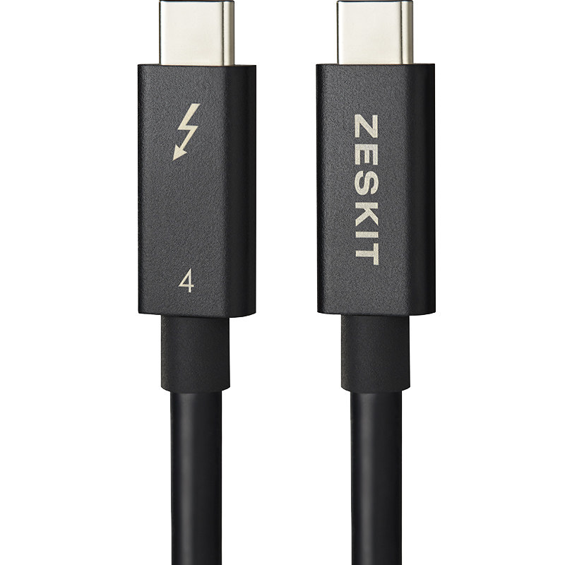 Zeskit 认证Thunderbolt4雷电全功能数据连接线兼容USB4 3 苹果