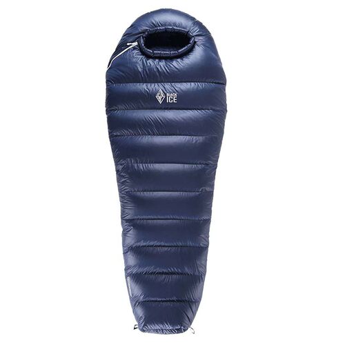 黑冰鹅绒睡袋G400/G700/G1000/G1300成人羽绒户外登山露营防寒冬
