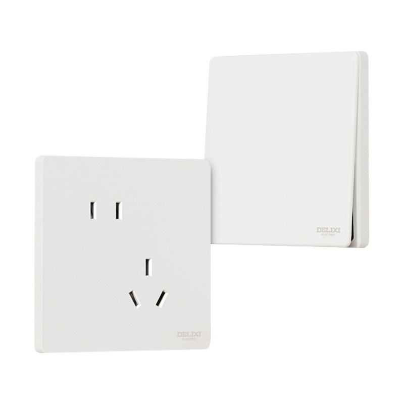 【官方正品】德力西开关插座面板