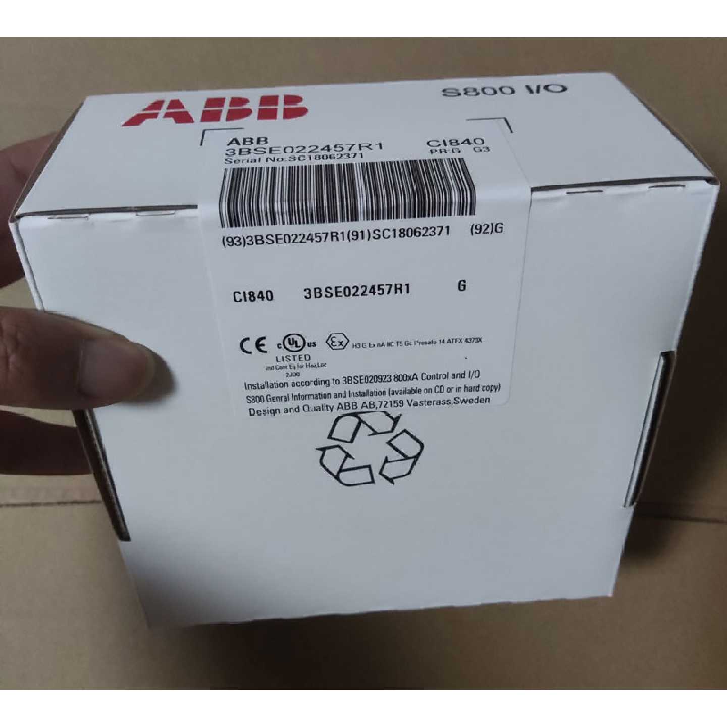 议价ABB DCS模块CI840通讯接口可冗余全新原装ABB现货 3BSE022457