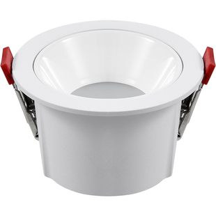 毅胜LED嵌入式筒灯全光谱高显指防眩光泛光灯开孔758095天花灯具