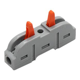 快速接线端子LT-211自由可拼接1进1出对接头连接器多颜色PCT-221