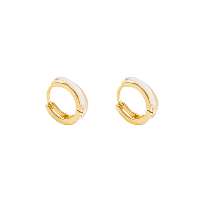 EVESENSE轻奢天然贝母hoop耳圈